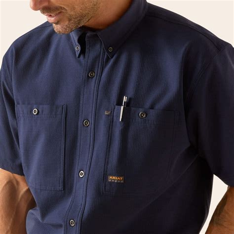 metal fabrication mobility work shirt|Ariat Men's Rebar Made Tough 360 AirFlow Work Shirt.